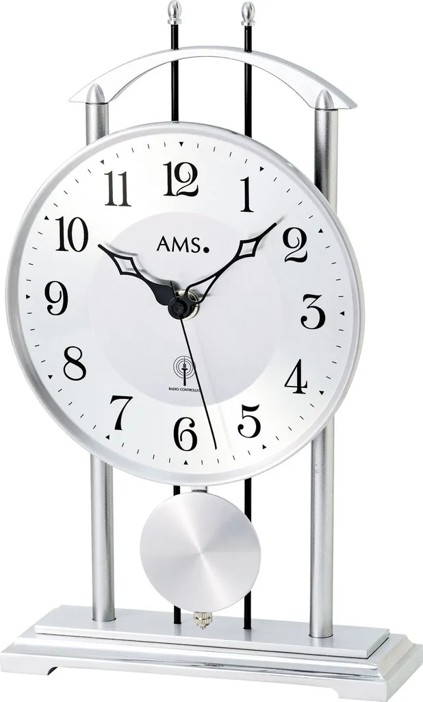 Pendule de bureau AMS 5192 - Idéal pour une décoration pro et sobre