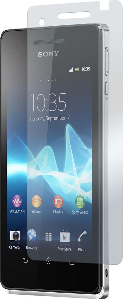 6er-Pack PhoneNatic Displayschutzfolien matt kompatibel mit Sony Xperia V