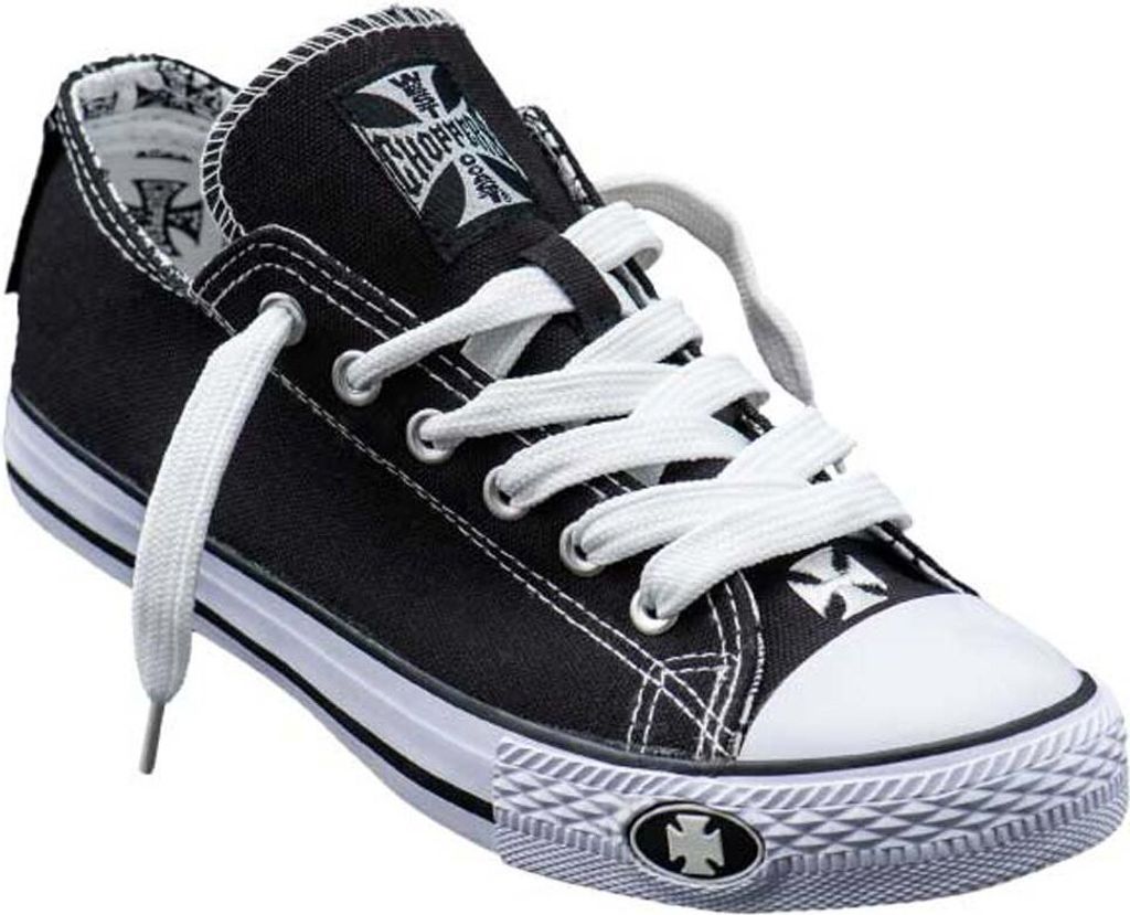 West Coast Choppers Low Warrior Motorradschuhe Schwarz EU 39 Mann Schwarz EU 39