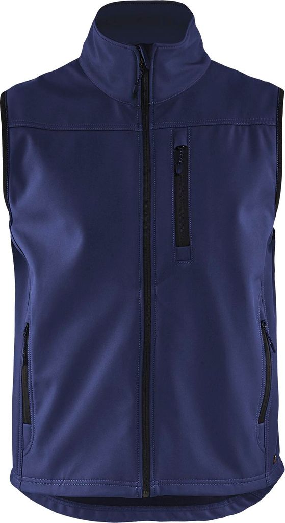 Blakläder Softshell Weste 8170 2515 in diversen Farben, Farbe:marineblau, Größe:XS