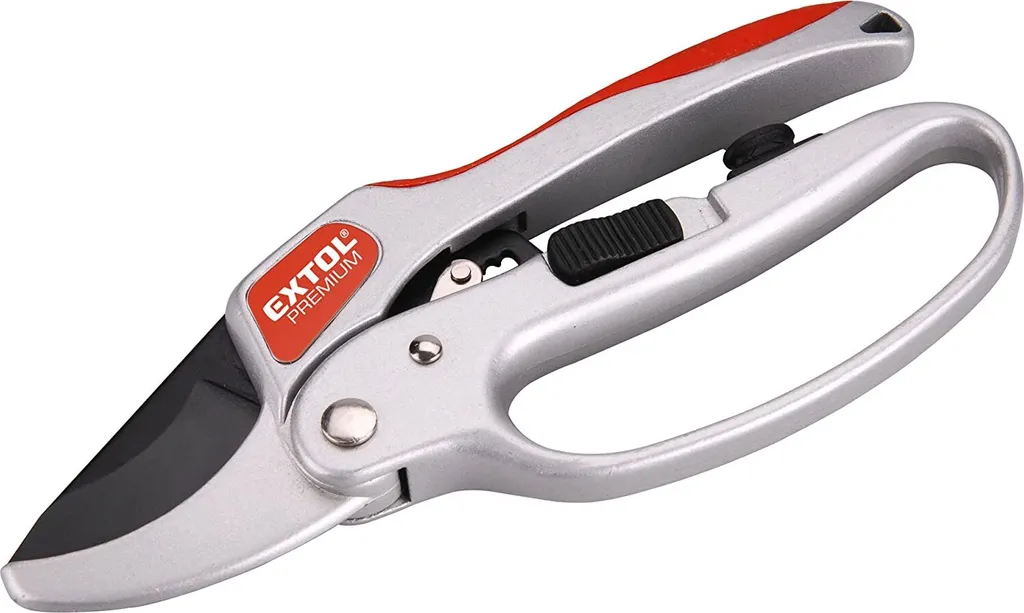 Forbici EXTOL PREMIUM con trasmissione a disco a cricchetto, 205 mm, SK5
