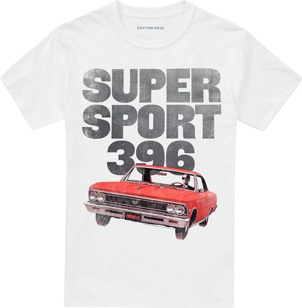 Chevrolet - "Chevelle Ss" T-Shirt für Herren/Damen Uni TV20939 (XXL) (Weiß)
