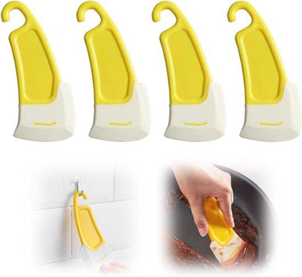 Silikon-Deeckenschaber-Set Küchenhelfer für Cake-Teig 4-teilig