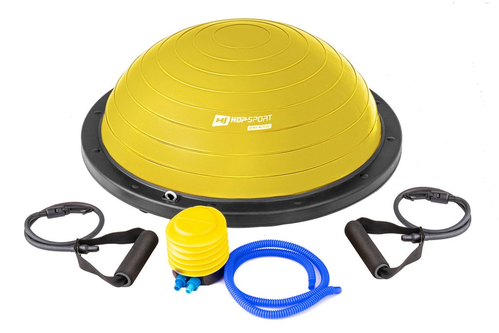 Hop-Sport Balance Ball HS-L058B Balance Trainer mit Zugbändern Ø 63,5 cm