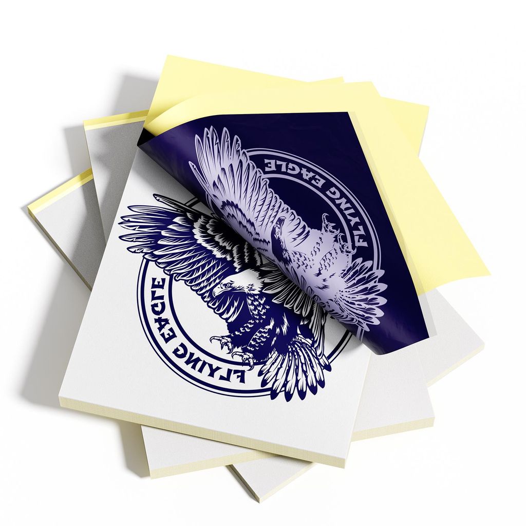 Phomemo Tattoo Transfer Papier, TP31 Transfer Papier für Tätowierung, Kompatibel mit TP31 Portable Tattoo Drucker, 3 Zoll (80mm) x 133mm, 100 Bl...