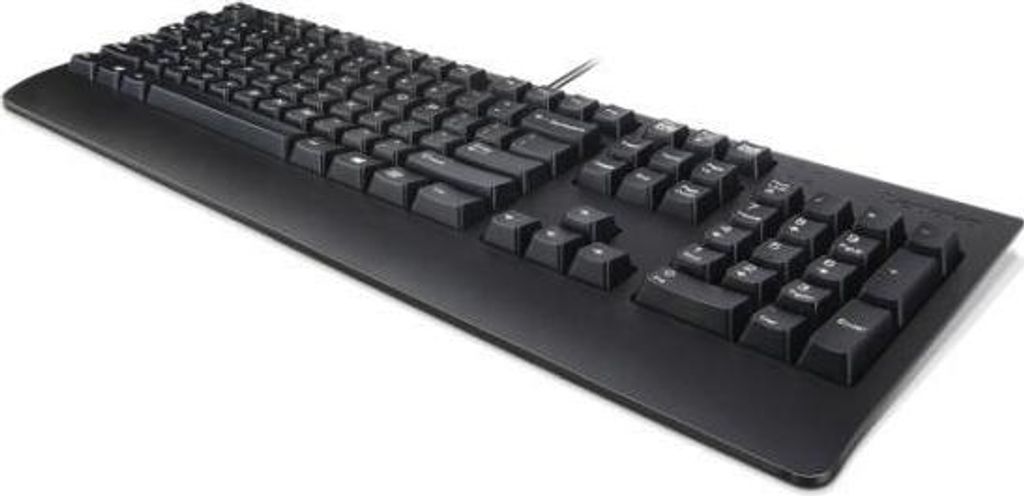 Lenovo Preferred Pro II, Volle Größe (100%), Kabelgebunden, USB, QWERTY, Schwarz