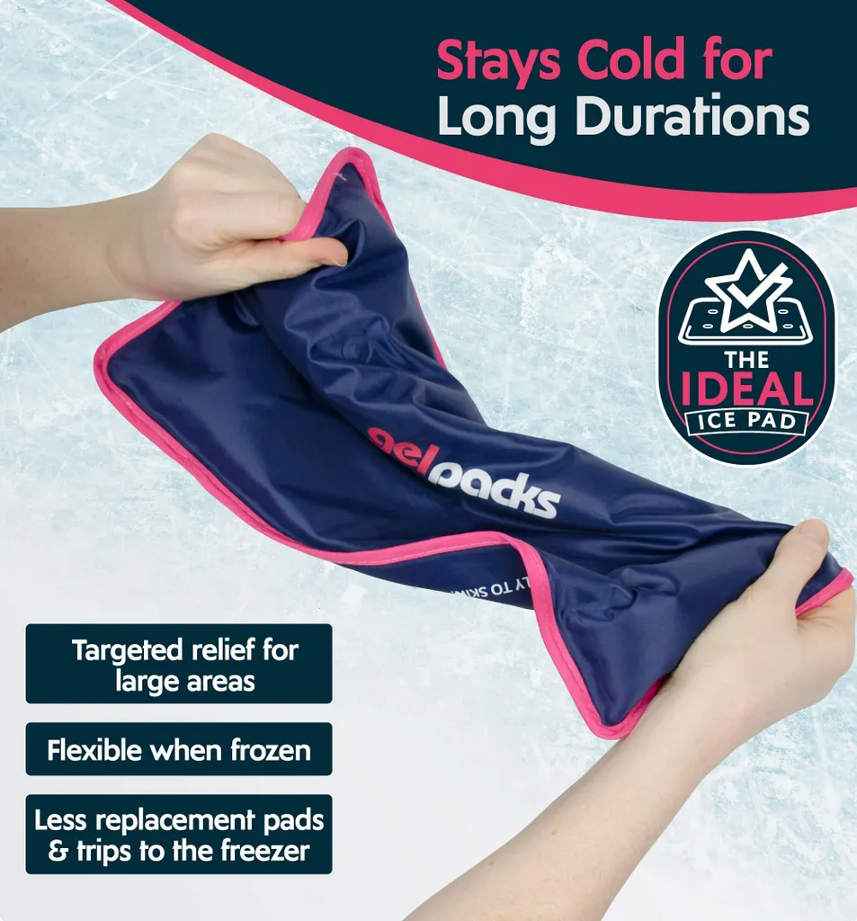 Coussinet de Refroidissement Flexible et Réutilisable - Grand Pack Gel