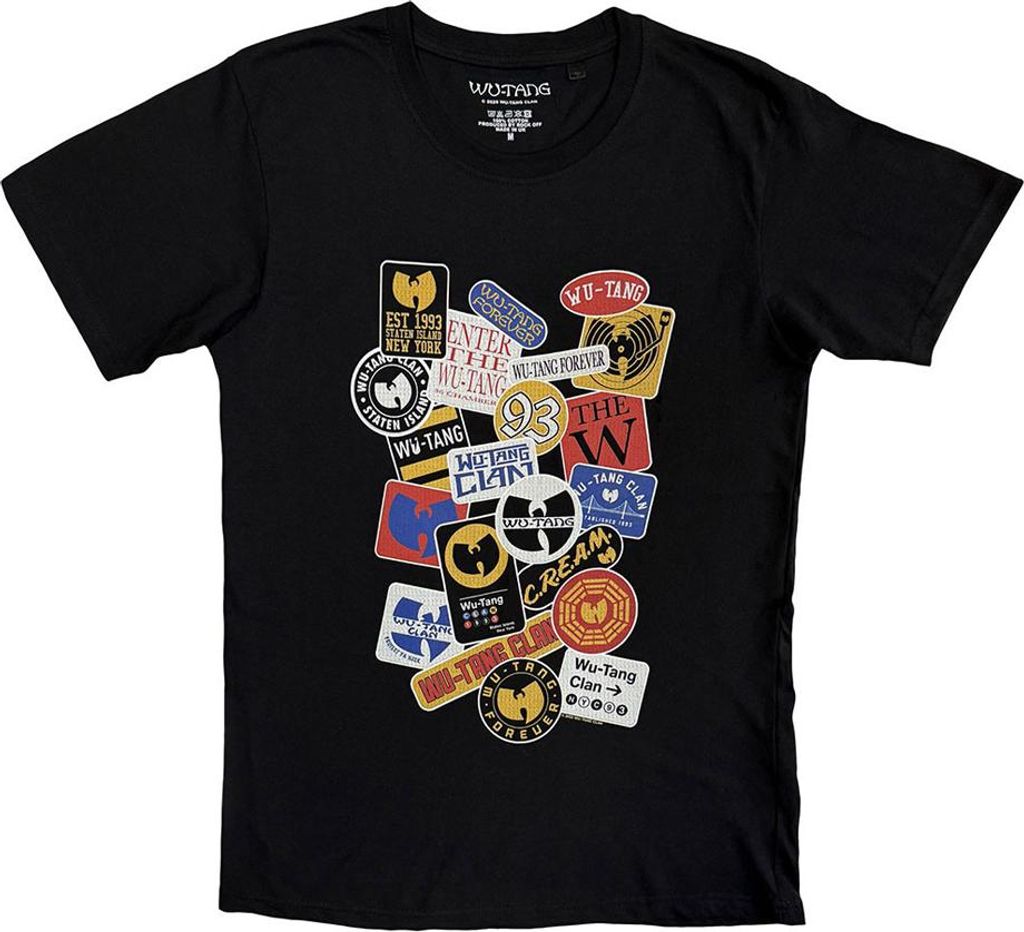 Wu-Tang Clan - T-Shirt für Herren/Damen Uni RO15301 (S) (Schwarz)