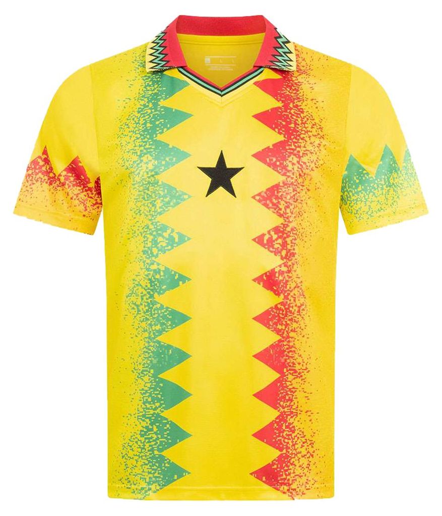 JELEX Herren Ghana Trikot Retro History yellow M Produktbild 
