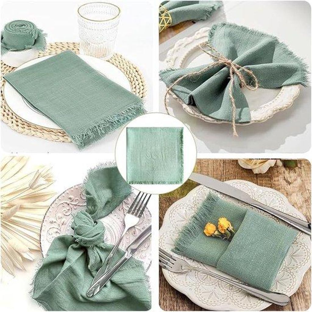 Servietten für das Dinner - 45 x 45 cm, Set aus 6 Stück