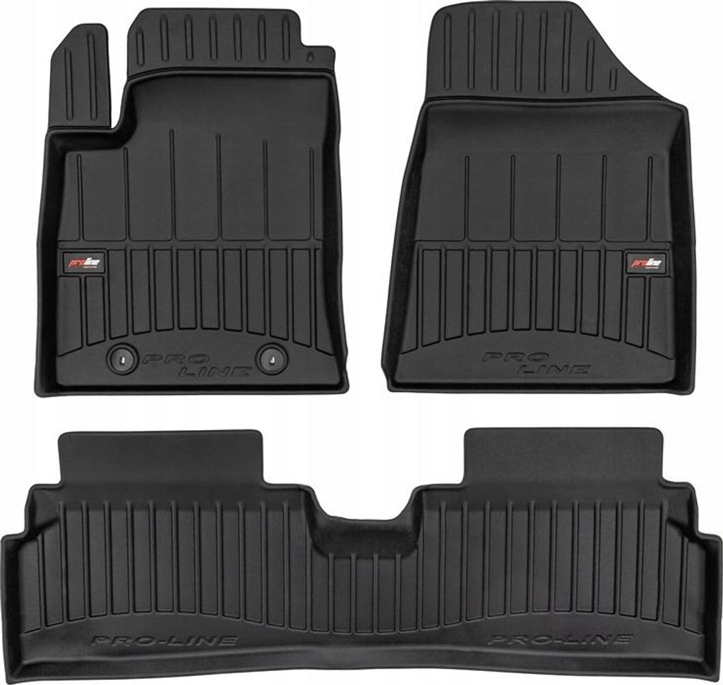 Gummimatten Hyundai Kona Electric 2 ab 2022 - 3D-Kanäle