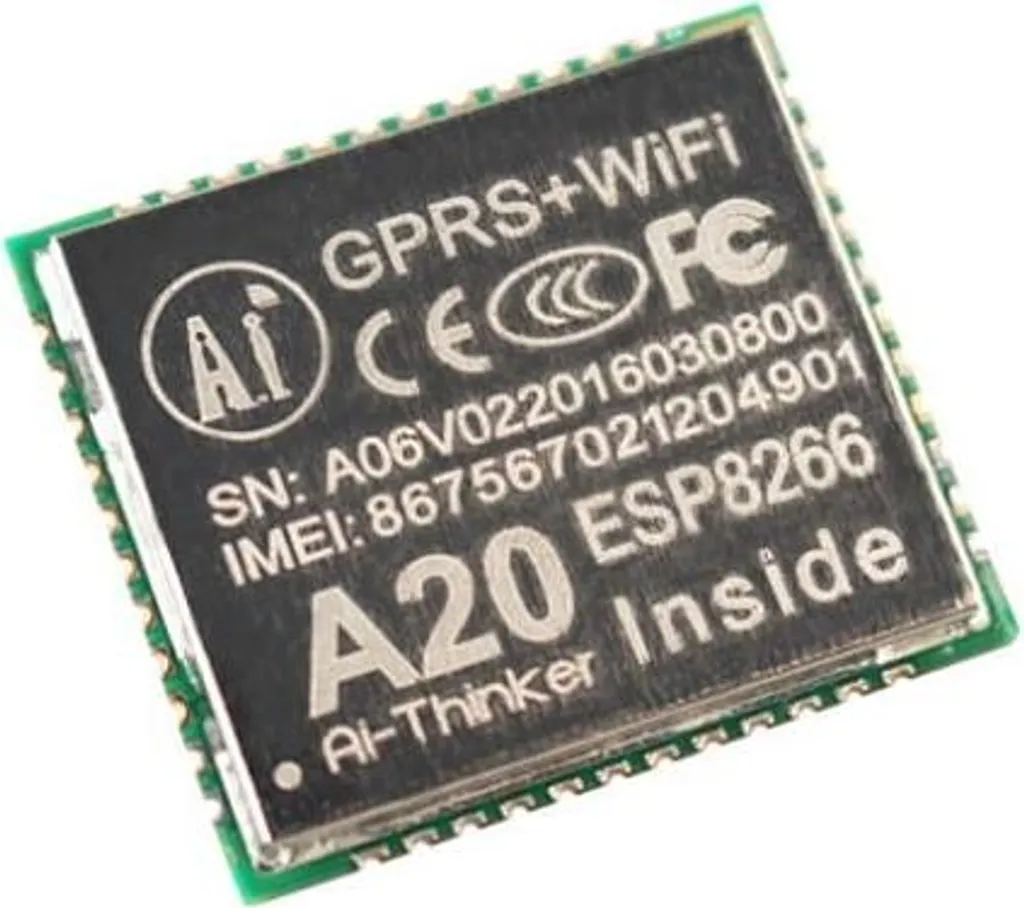 Module WIFI GPRS GSM A20 NodeMCU avec antenne pour IoT sans fil
