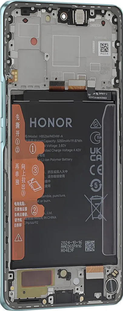 Écran original Honor Magic6 Lite pour changer vitre et batterie - 2