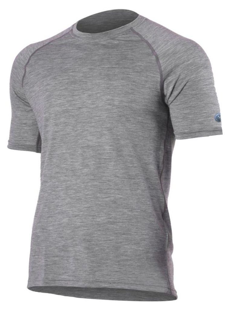 QUIDO Herren Merinowoll-Kurzarm-T-Shirt