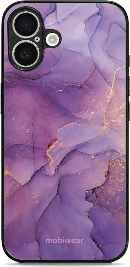 Handyhülle für iPhone 16 Plus, Mobiwear Glossy Case, Violett