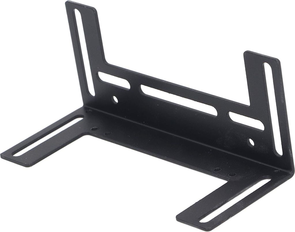Computer Radiator Lüfterhalter Verdickter Edelstahl Geräuscharmes Gehäuse Lüfterhalterung für 8cm 9cm 12cm Lüfter Schwarz