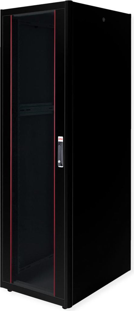 ROTRONIC-SECOMP 19 Zoll Netzwerkschrank Basic 42 600x800 BxT Glastür schwarz