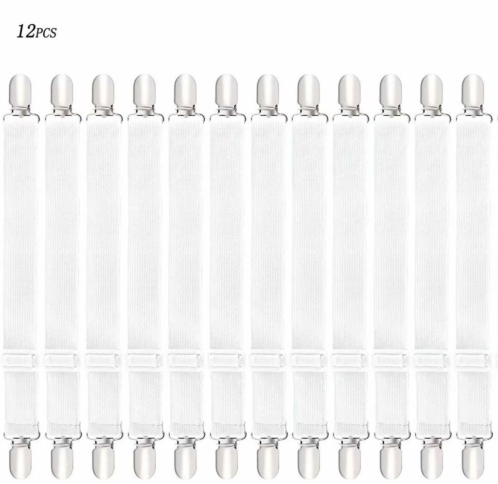 Verstellbare Betttuchspanner,Elastische Bettlakenspanner Produktbild 