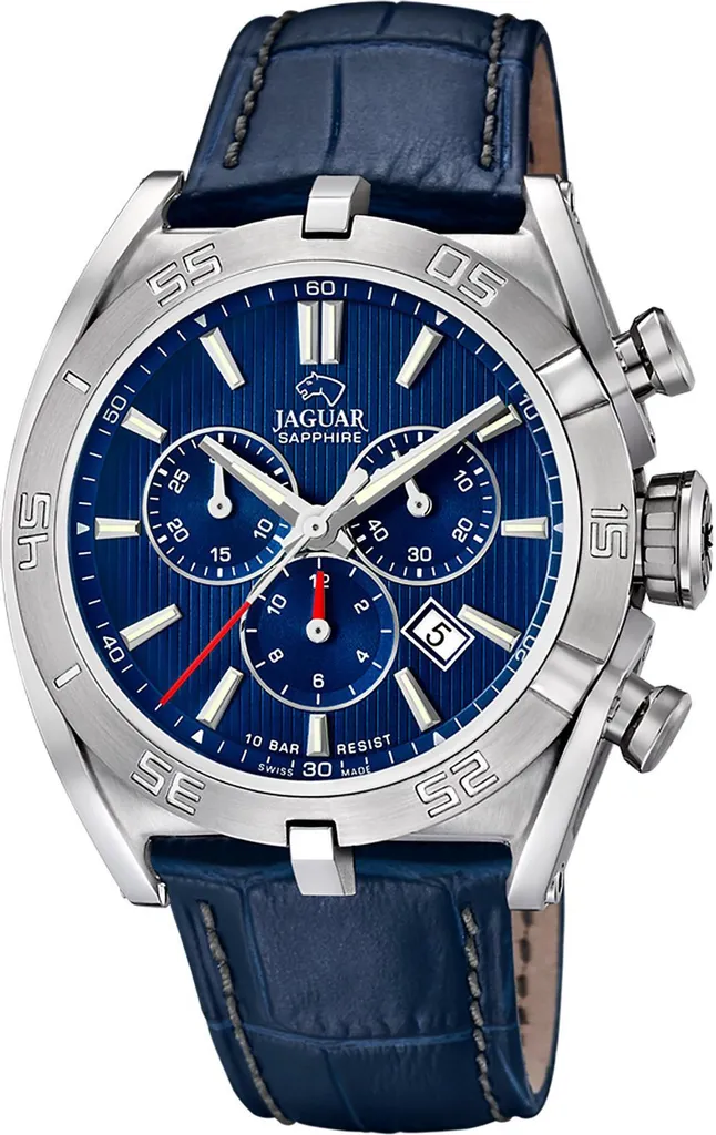 Montre-bracelet Chronographe Jaguar Homme J857/B Cadran Noir Argenté