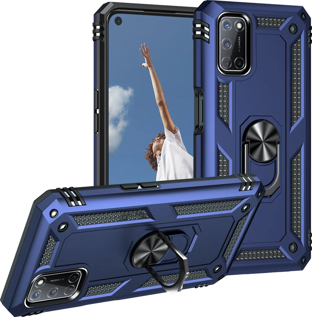Offerta Cover OPPO A52/A72/A92 4G - Custodia Blu Antiurto Militare