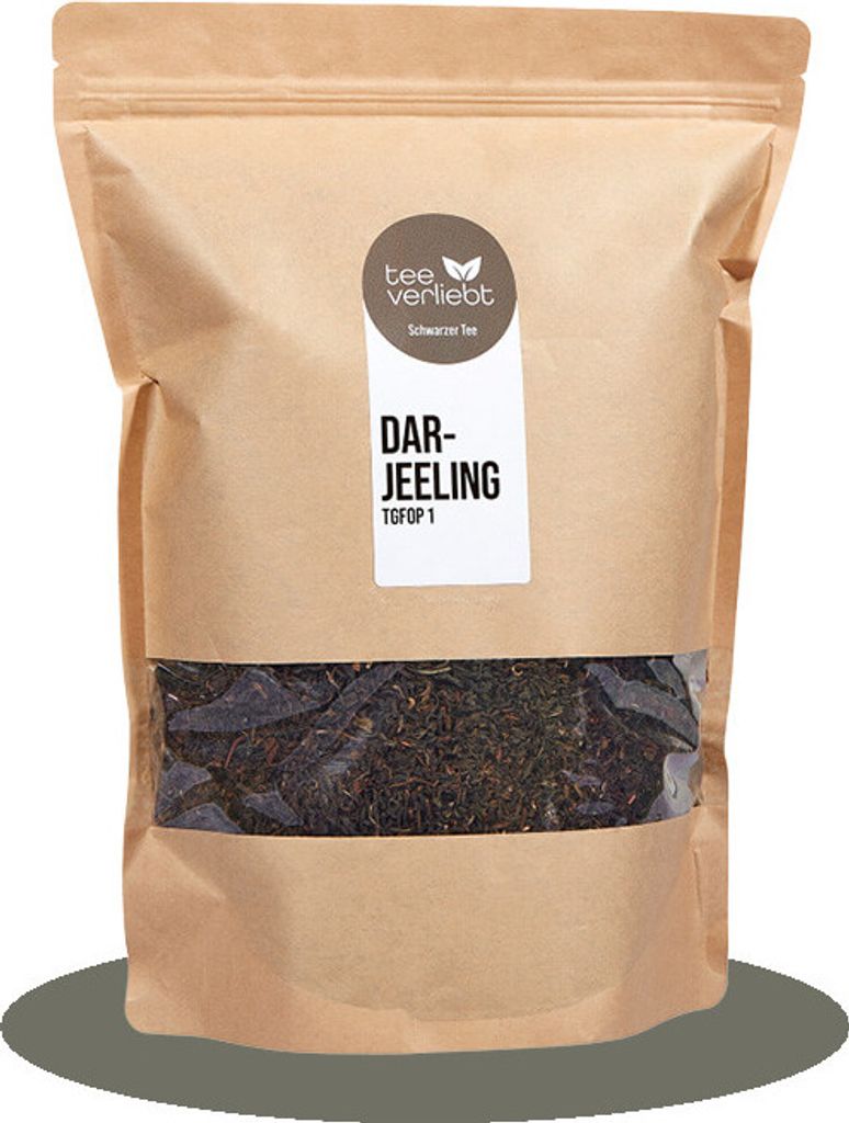 teeverliebt - Darjeeling loser Schwarztee | 1 kg Produktbild 