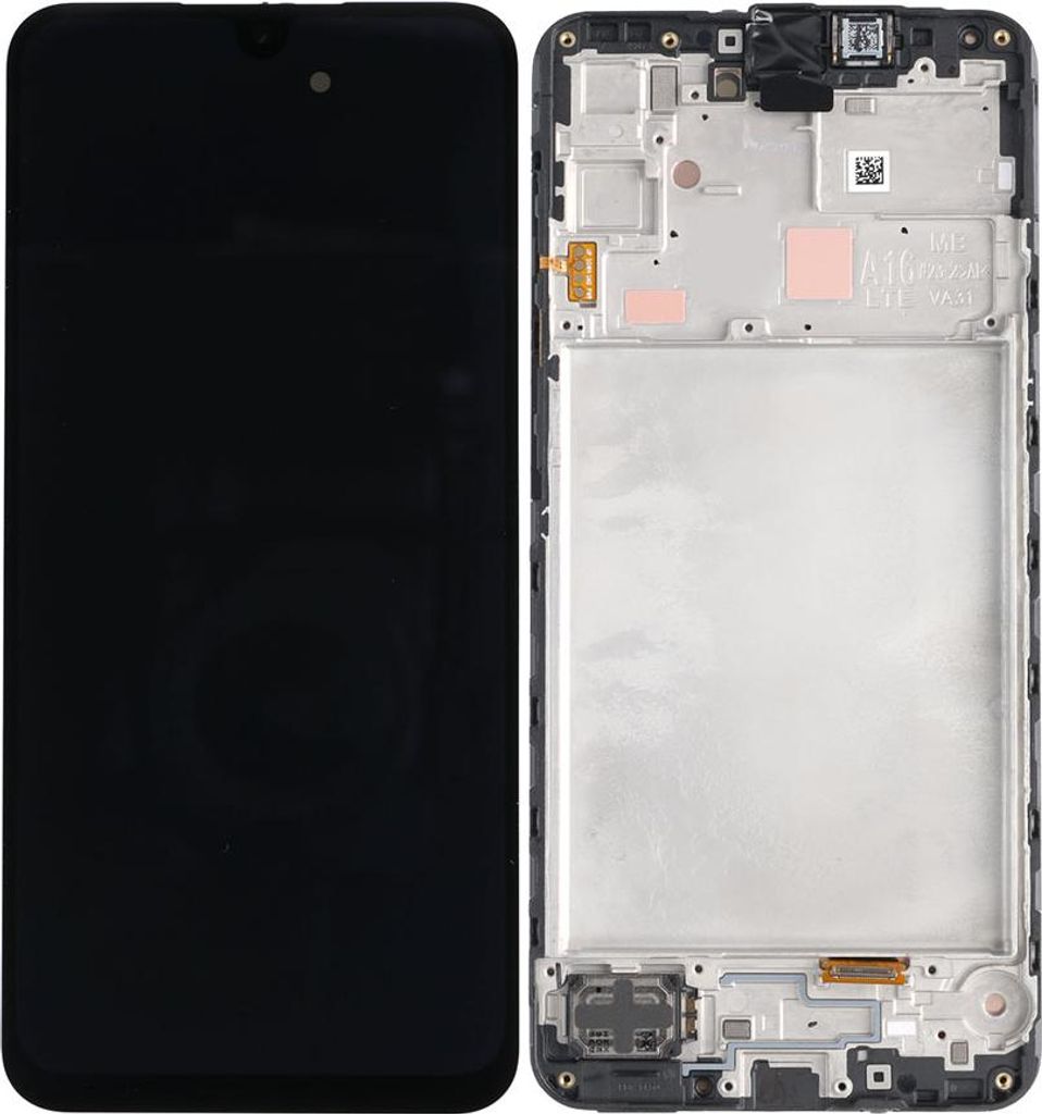Original AMOLED Display Touchscreen Bildschirm Rahmen Schwarz für Samsung Galaxy A16 4G A165F & Werkzeug