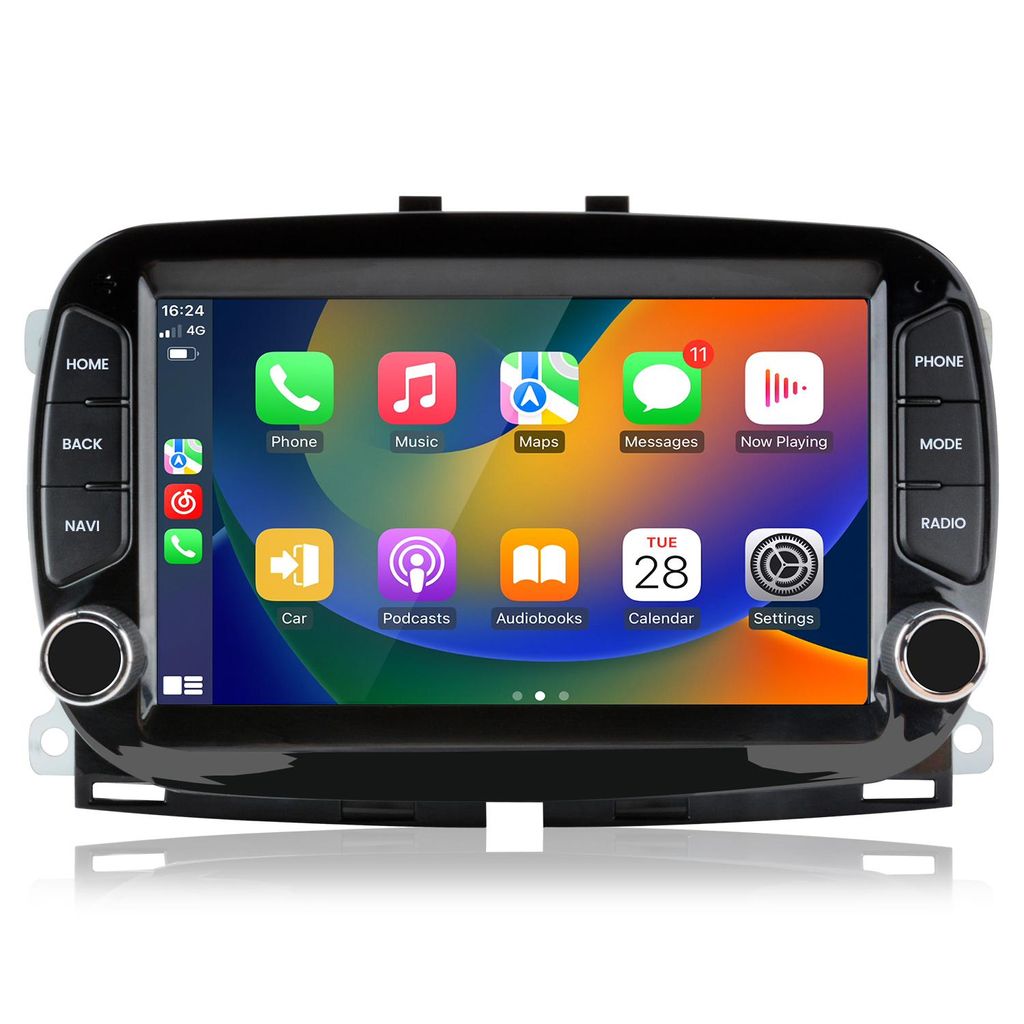 Autoradio 7 pouces DAB+ CarPlay Android 15 compatible avec Image du produit 