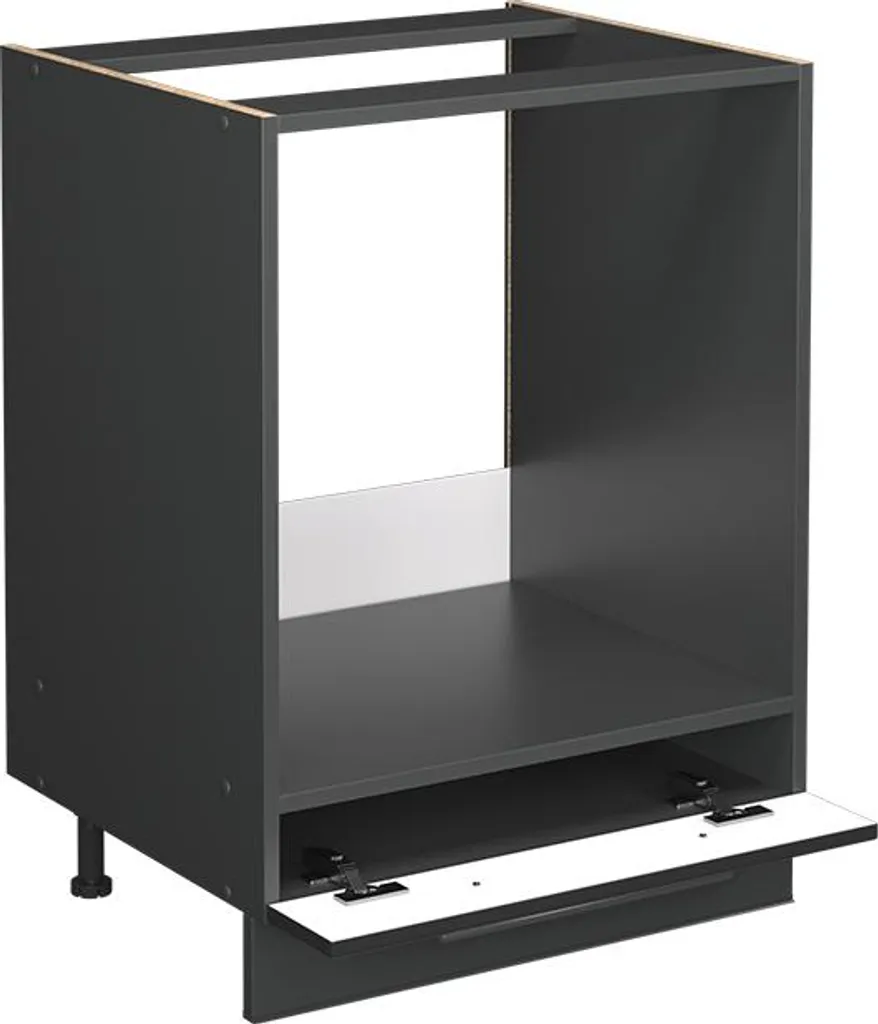 Meuble Four 60cm Vicco : Solution Encastrable Anthracite Haute Brillance