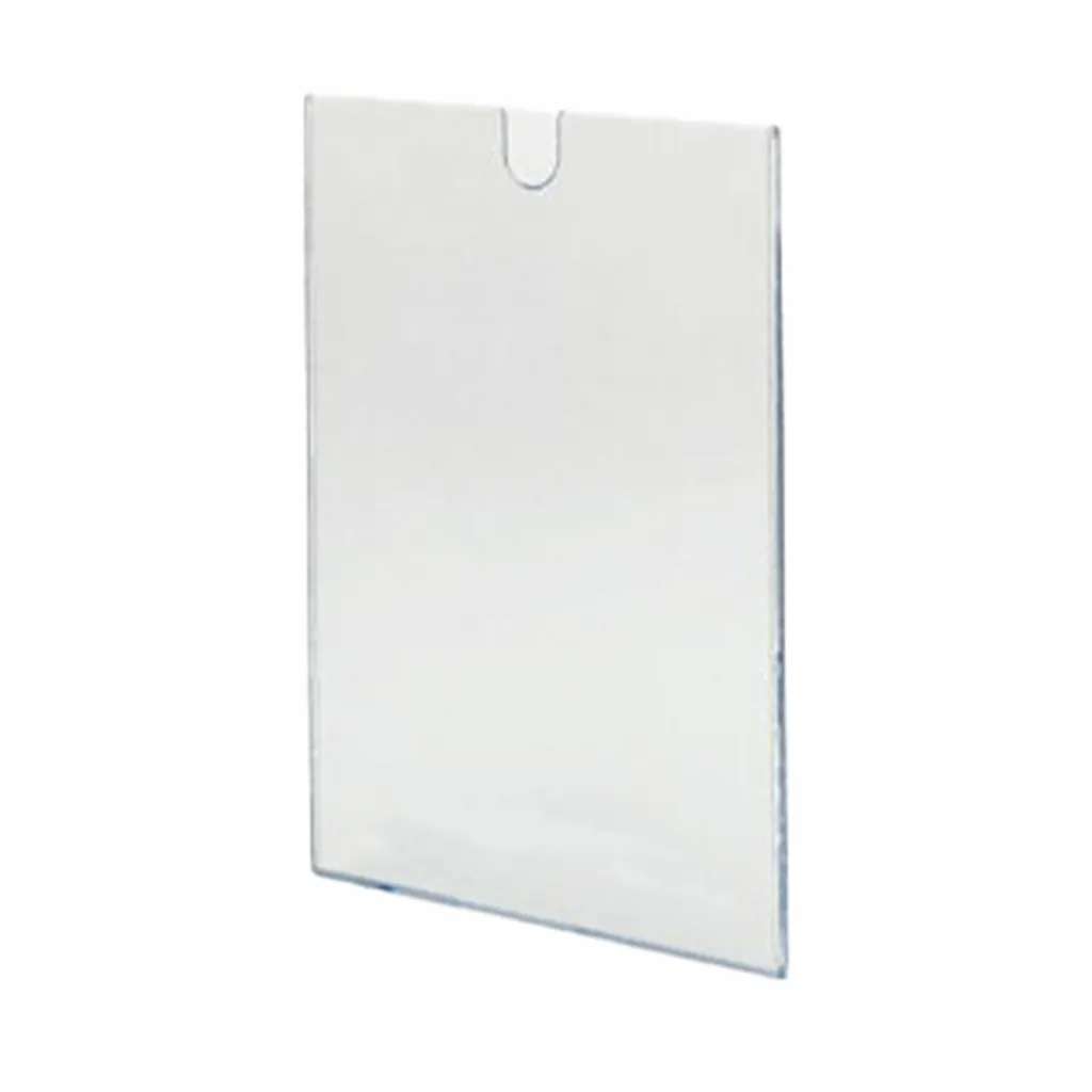 Support info vertical A4 Toploader rigide et protecteur transparent