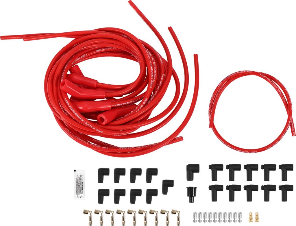 Zündkerzenkabel Für Chevy Big Block HEI 396 427 454 502 Rot 8mm Zündspulenkabel Satz 1 Set