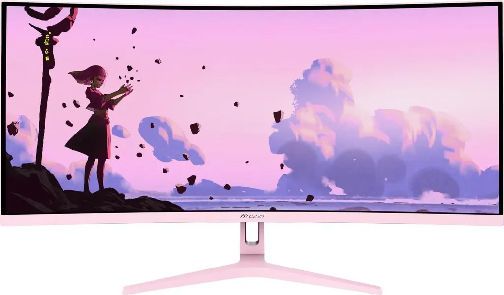 Écran Gaming 165Hz Arozzi Nova Rose 34" Dalle VA Haute Fluidité