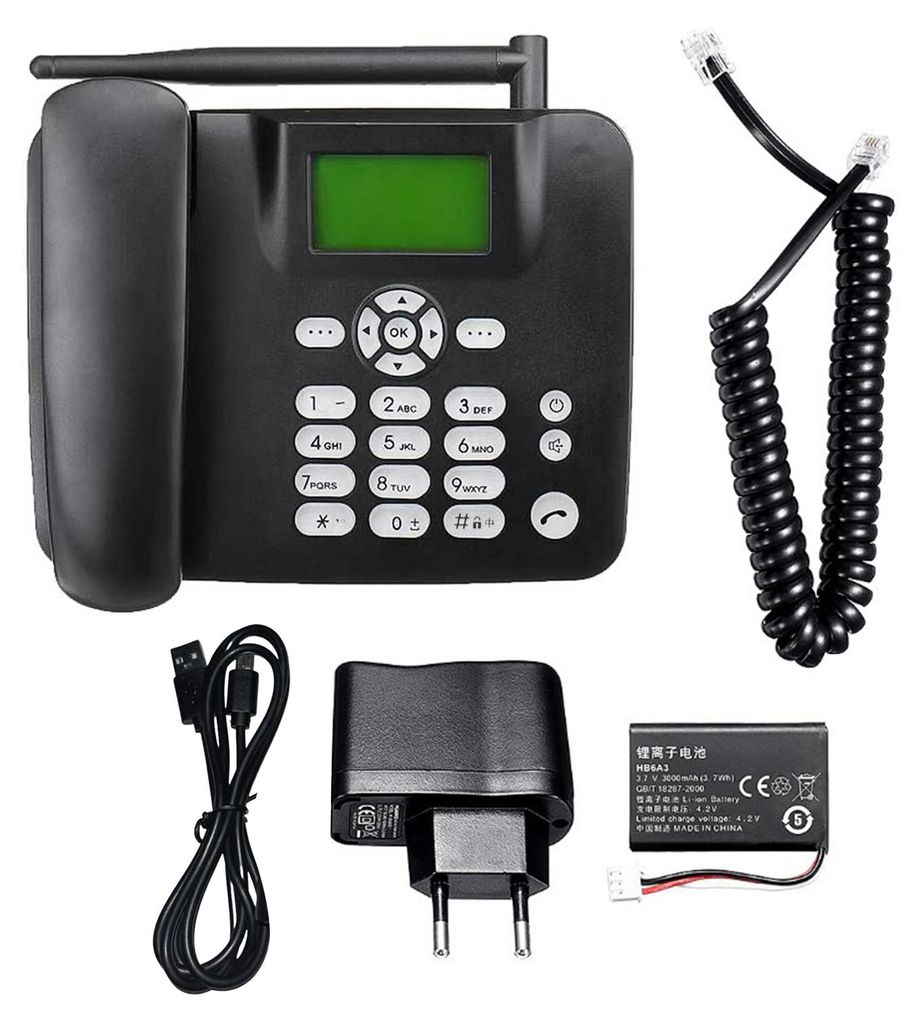 telefono fisso cordless 2G con supporto SIM card GSM Immagine del prodotto 