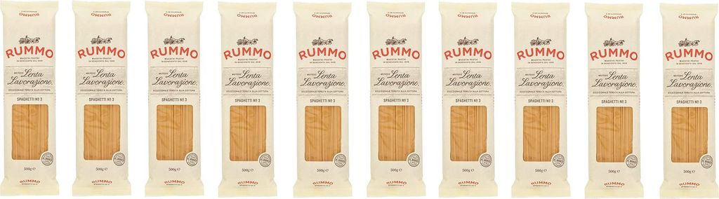 10x Rummo Spaghetti N°3 Pasta Lenta Lavorazione Teigwaren Produktbild 