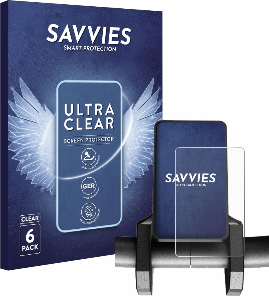 6x Für Joyor S10-S V1 Schutzfolie Savvies Displayschutz Display Schutz Folie Klar Transparent