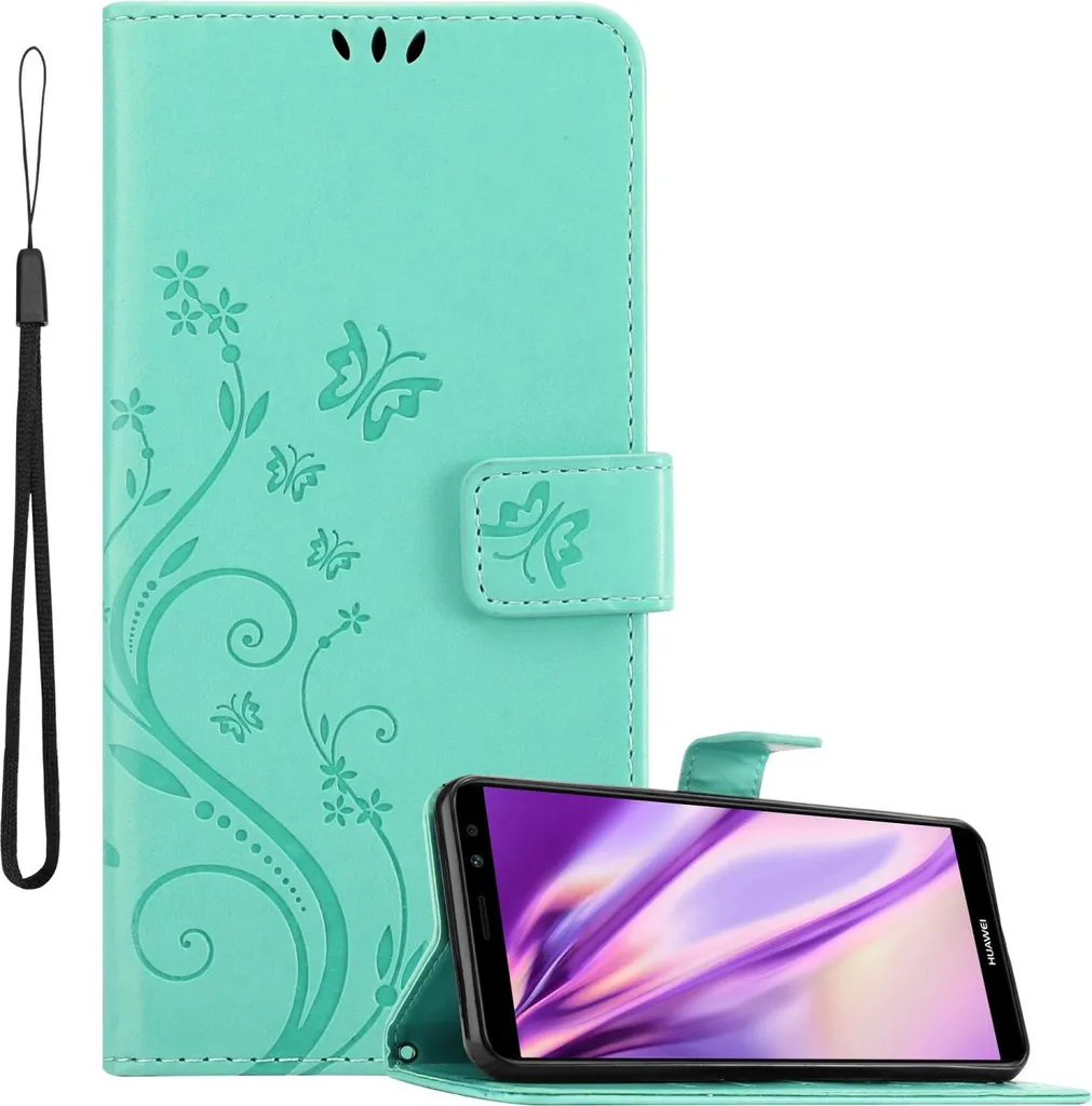 Idea Regalo: Custodia Fiore per Huawei Mate 10 Lite - Colore Turchese