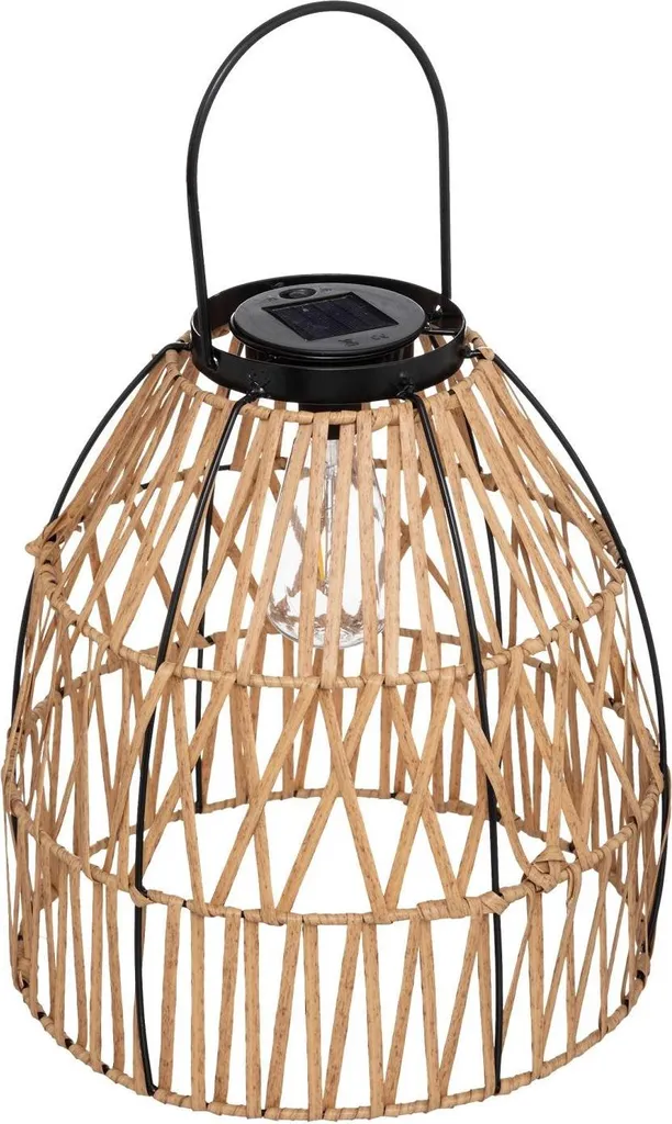 Lanterne solaire Esha étanche IP44 - Éclairage LED extérieur de 32,5 cm