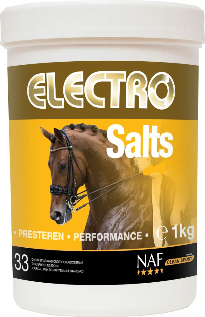 Électrolytes en Poudre pour Chevaux de Sport NAF Electro Salts - 1 Kg