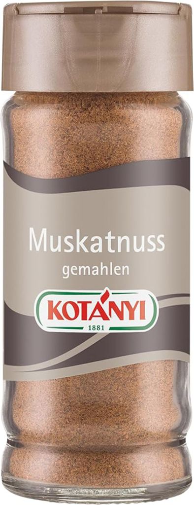 Kotanyi würzig scharfe Muskatnuss gemahlen und getrocknet Produktbild 