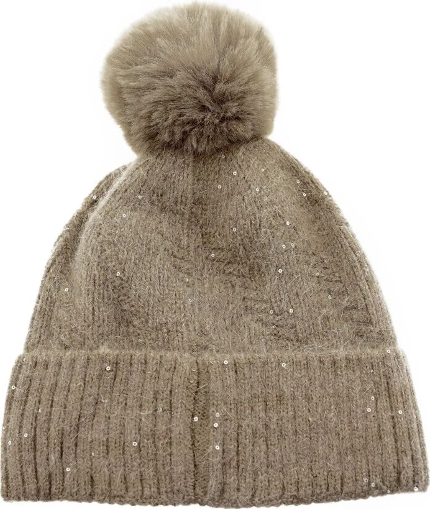 Cappello Donna Marrone Spina di Pesce | Raffinatezza Invernale