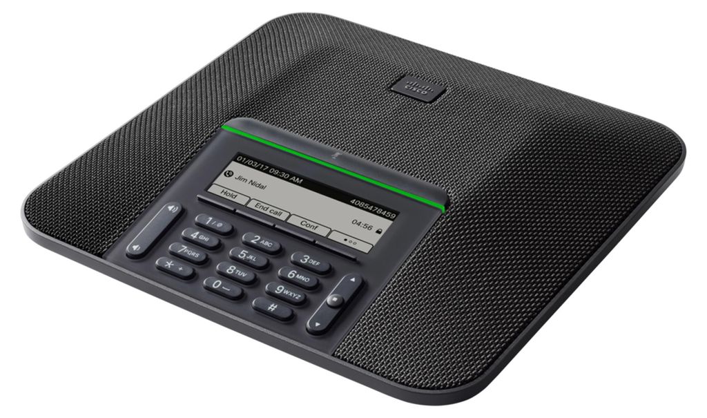 Cisco IP Conference Phone 7832-3PCC: - SIP, SRTP, 1 Line Key - Unterstützte Plattformen: Asterisk, Broadsoft, Centile, Metaswitch