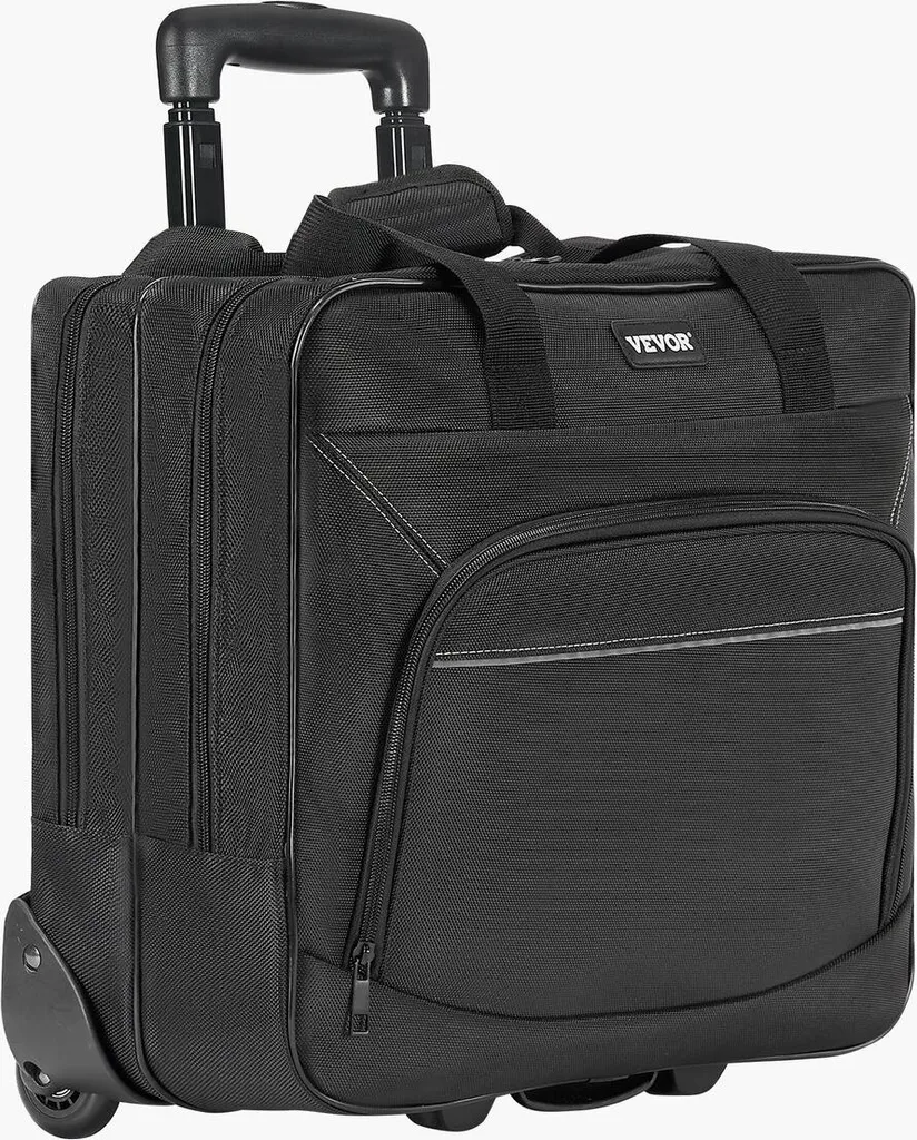 Pilot case trolley pour ordinateur 15,6 pouces noir - Bagage de travail