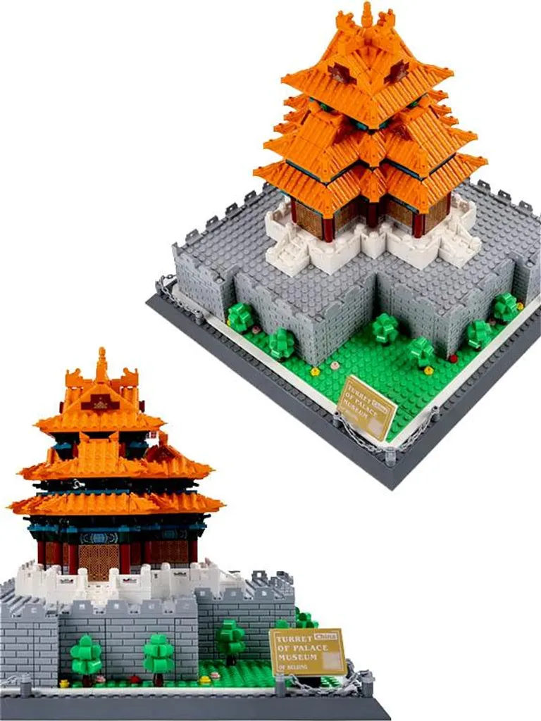 Maquette Architecture Cité Interdite de Pékin Jeu de Construction 1252 pcs - 8