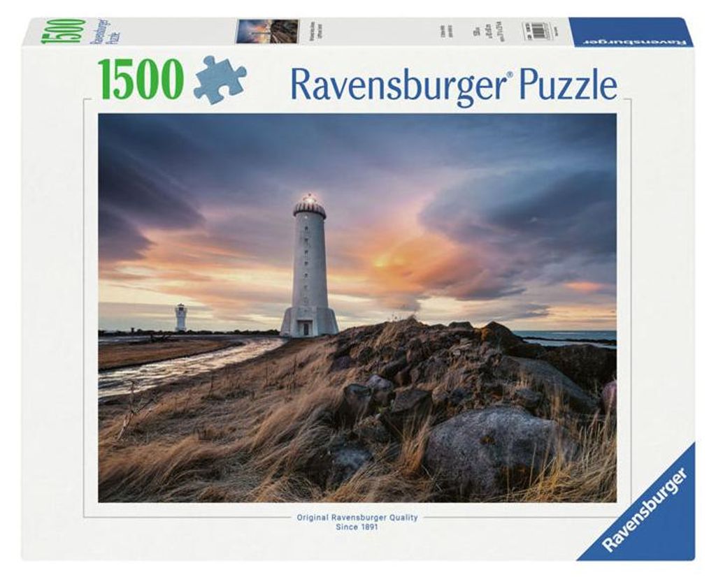 Ravensburger Puzzle Ciel au dessus du phare d'Akranes Image du produit 