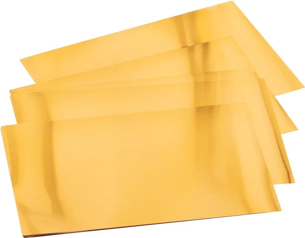 Papier Métal Or pour Décoration de Noël et Carterie Créative, 30 Feuilles