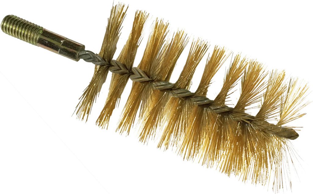 Messingbürste Rohrbürste 125/185 x 50 mm - M12 Gewinde