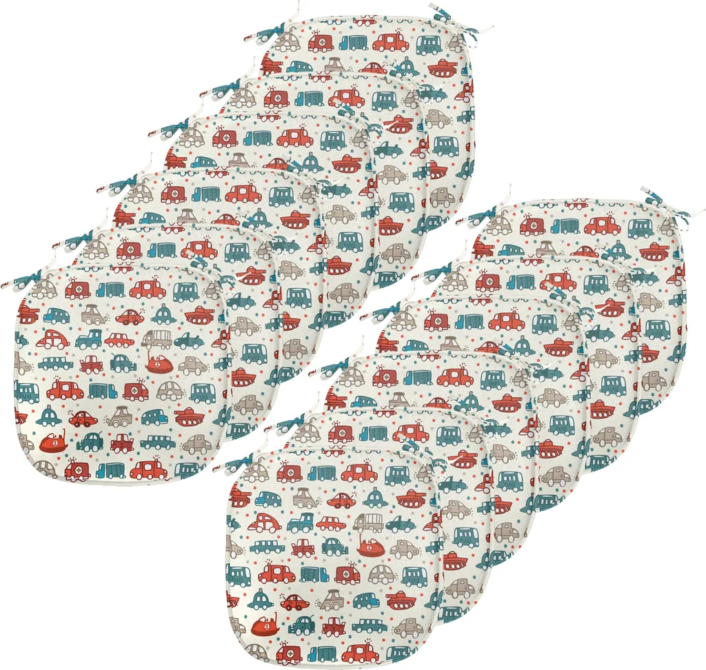 Cuscini Sedie Bambini ABAKUHAUS: 12 Pezzi Lavabili e Anti-Macchia Doodle