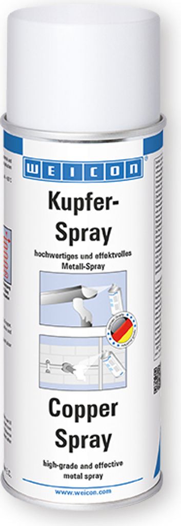 WEICON Kupfer-Spray, Schutz und optische Aufwertung von Produktbild 