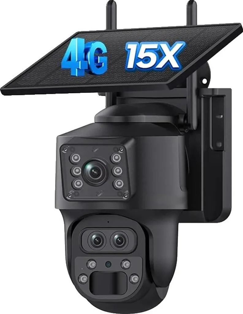 Sécurisez vos zones sans Wi-Fi avec cette caméra 4G 12MP zoom 15X 360°