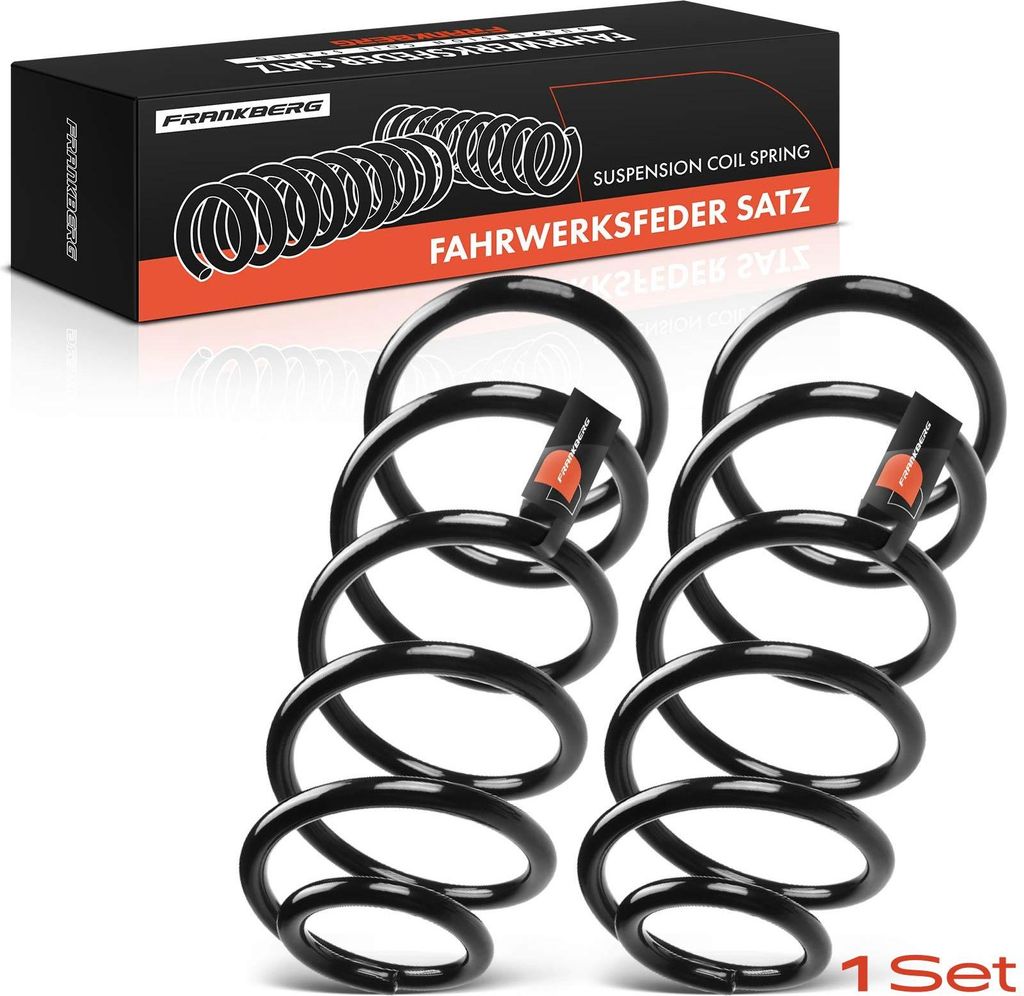 Frankberg 2x Fahrwerksfeder Vorderachse für Skoda Octavia I 1U VW New Beetle 1C1 9C1 Lupo