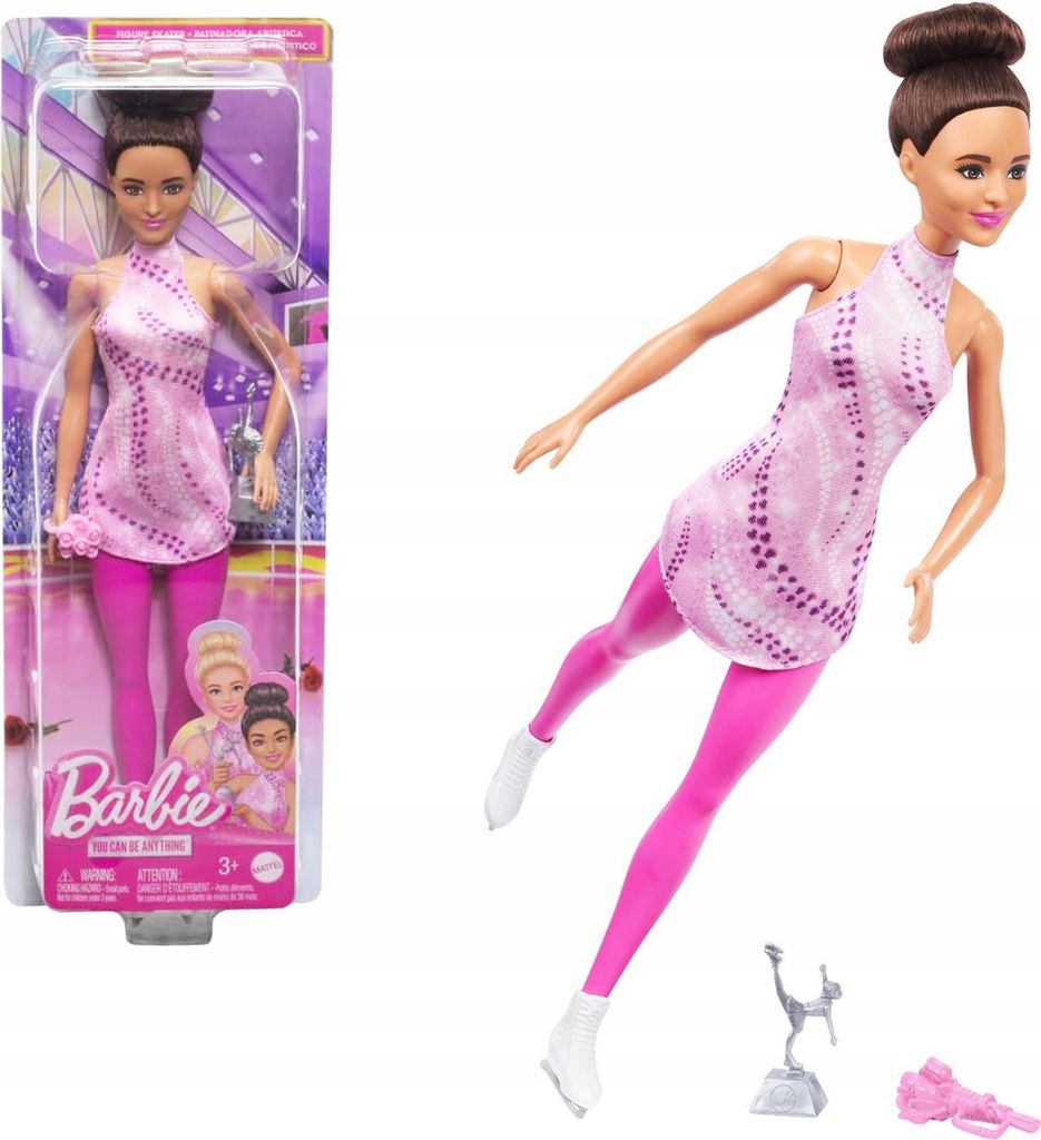 Poupée patineuse artistique Barbie MATTEL HRG37 Image du produit 